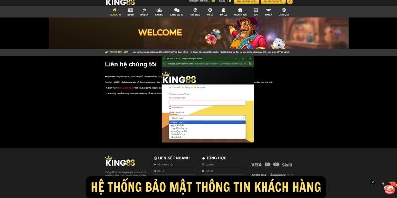 Hệ thống bảo mật thông tin khách hàng