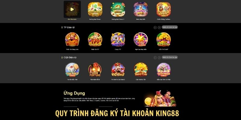 Quy trình đăng ký tài khoản King88