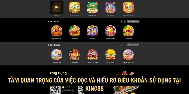 Tầm quan trọng của việc đọc và hiểu rõ điều khoản sử dụng tại King88